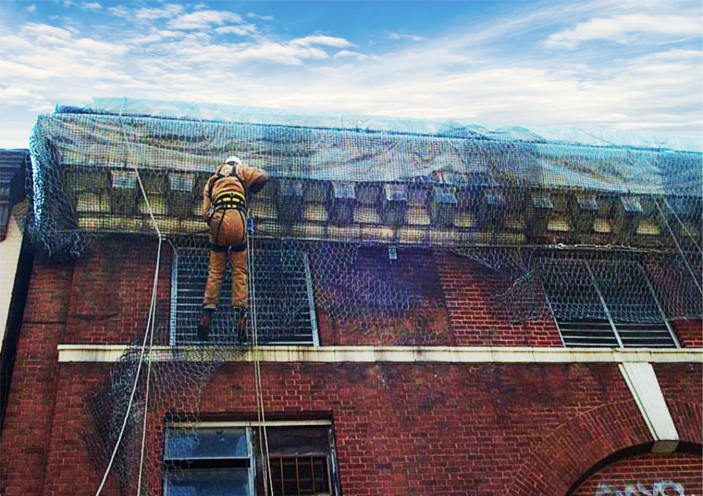 staircase safety net, Leon De Oro,8888332634